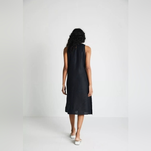 Reistor The Hemp Noir Reading Tea Leaves Dress 100% Hemp Size2XL - Picture 3 of 15